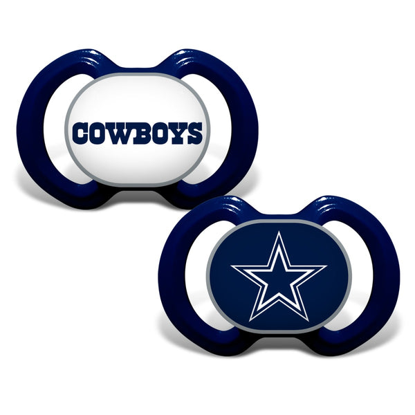 Baby Fanatic Dallas Cowboys NFL 2-Pack Pacifier Navy Blue