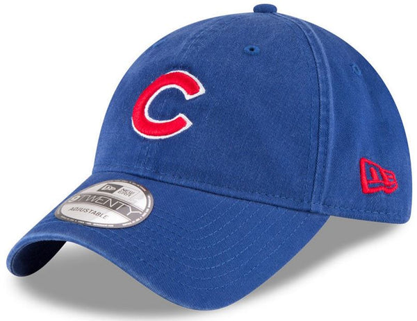 1 New Era Chicago Cubs MLB Core Classic Adjustable Strapback Hat Blue