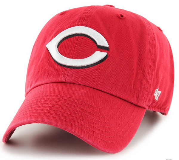 '47 Brand Cincinnati Reds MLB Clean Up Strapback Hat Red