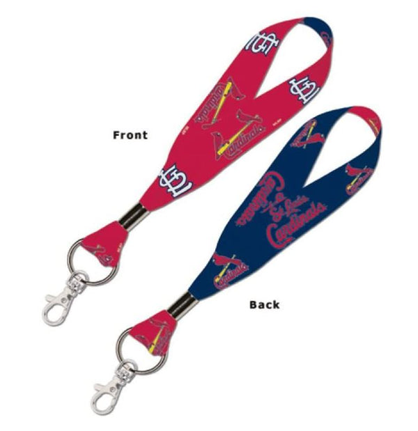 Wincraft St Louis Cardinals MLB Authentic Wristlet Keystrap Ring Navy Blue Red