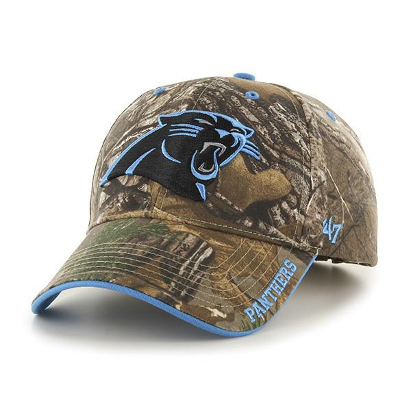 Carolina Panthers Frost '47 MVP Realtree Camo Hat