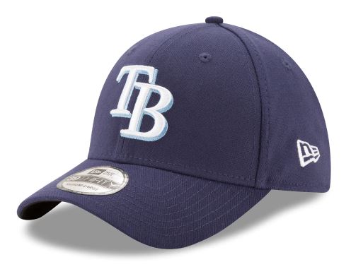 New Era Tampa Bay Rays MLB 39THIRTY Stretch Fit Adult Hat Navy Blue