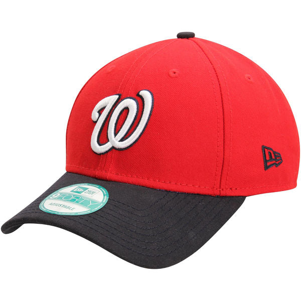 New Era Washington Nationals MLB The League 9FORTY Velcroback Hat Red Black