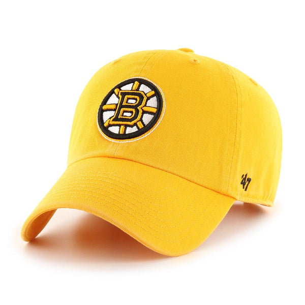 '47 Boston Bruins Clean Up Strapback Adjustable Gold Hat