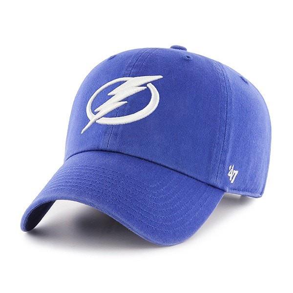 '47 Tampa Bay Lightning NHL Clean Up Strapback Hat Blue