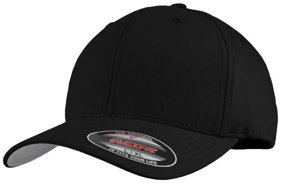 Yupoong V-FlexFit Cotton Twill Cap Blank Adjustable Stretch Fit Hat Black