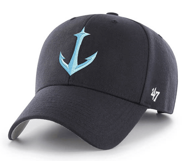 '47 Seattle Kraken MVP Velcroback Navy Blue Hat