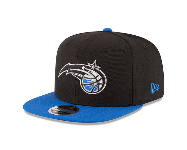 New Era Orlando Magic NBA Original Fit 2Tone Official Team Colors 9FIFTY Snapback Hat Black Blue