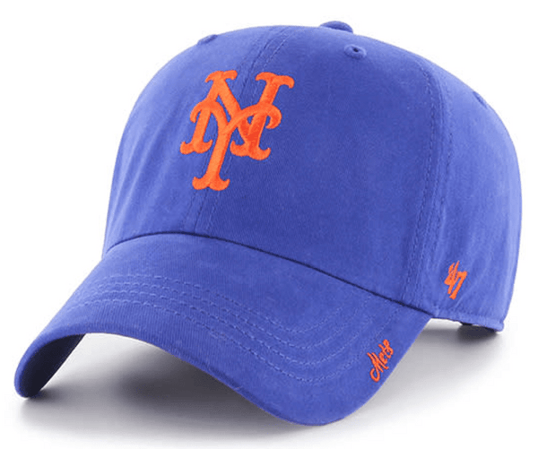 '47 New York Mets Women's Miata Clean Up Strapback Blue Hat