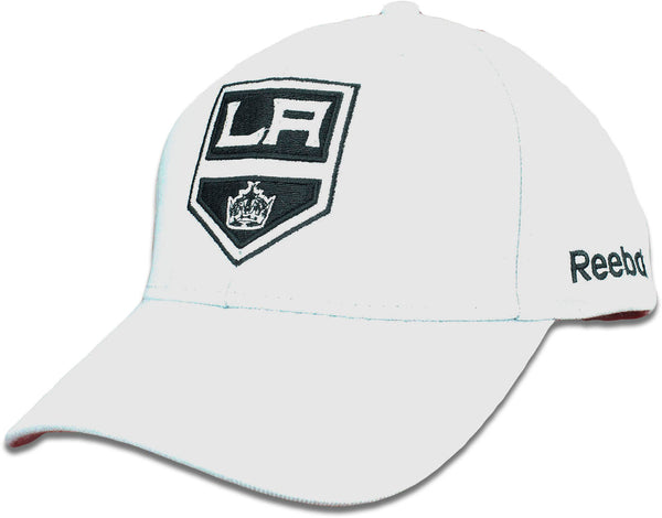 Reebok Los Angeles Kings NHL Team Second Color Adjustable Velcroback Hat Light Grey