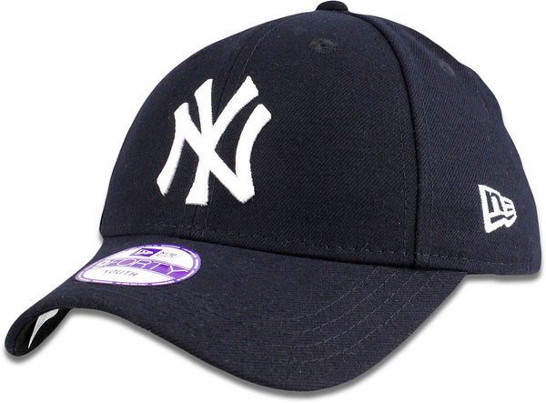 New Era New York Yankees MLB Jr The League 9Forty Velcroback Youth Hat Navy Blue