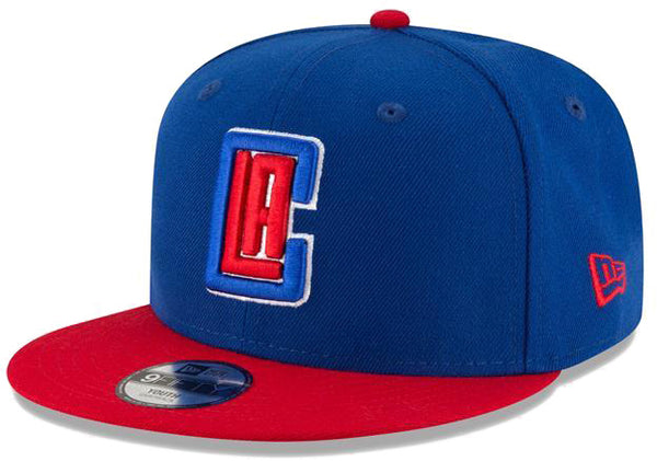 New Era Los Angeles Clippers NBA 2Tone Official Team Colors 9FIFTY Youth Snapback Hat Blue Red