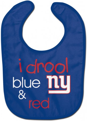 Wincraft New York Giants NFL Authentic All Pro Baby Bib Blue