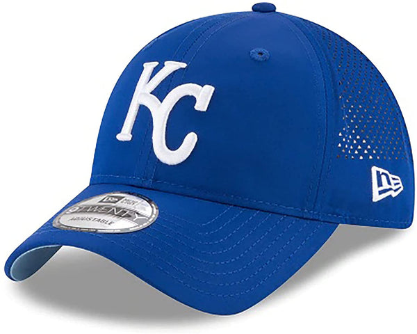 New Era Kansas City Royals Perforated Pivot 9TWENTY Velcroback Blue Hat