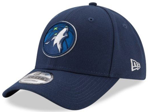 1 New Era Minnesota Timberwolves NBA The League 9FORTY Velcroback Hat Blue