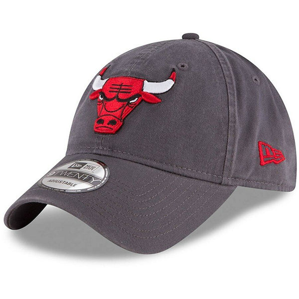 New Era Chicago Bulls NBA Core Classic TW 9TWENTY Strapback Hat Gray
