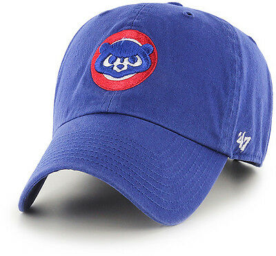 Chicago Cubs Cooperstown '47 Clean Up Blue Hat