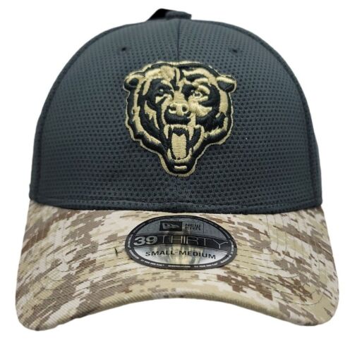 New Era Chicago Bears Salute 39Thirty Stretch Fit Camo Hat