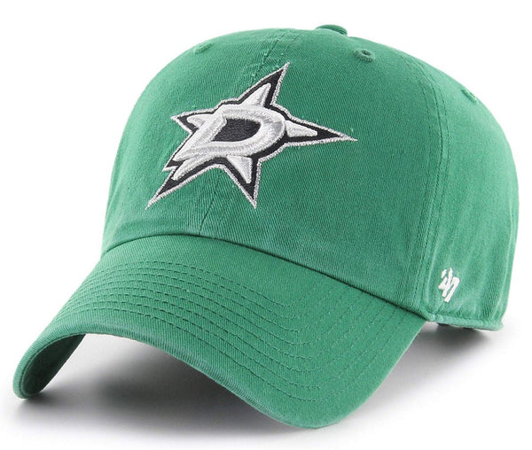 '47 Dallas Stars Clean Up Strapback Green Hat