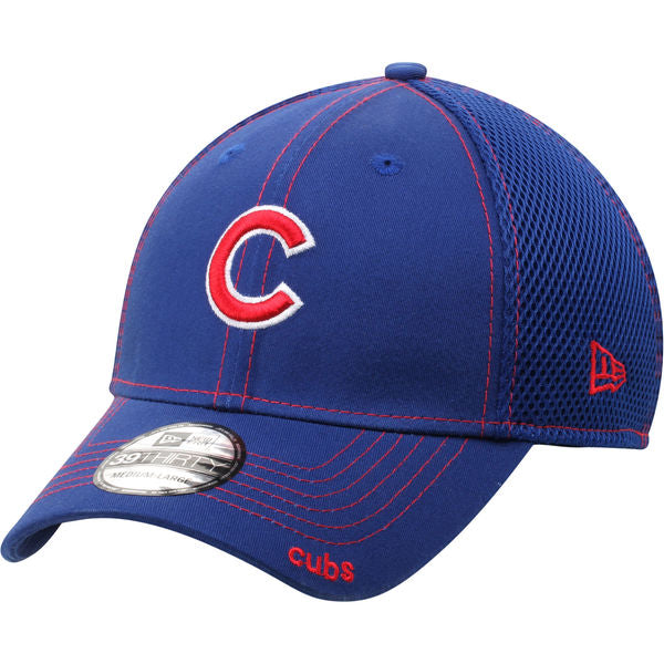 New Era Chicago Cubs MLB Neo 39THIRTY Stretch Fit Hat Blue