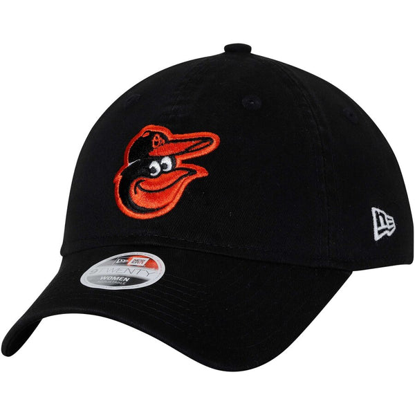 New Era Baltimore Orioles MLB Authentic Women's Essential LS 9TWENTY Strapback Hat Black