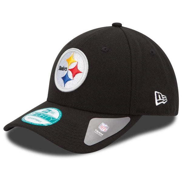 New Era Pittsburgh Steelers NFL The League YOUTH 9FORTY Velcroback Hat Black