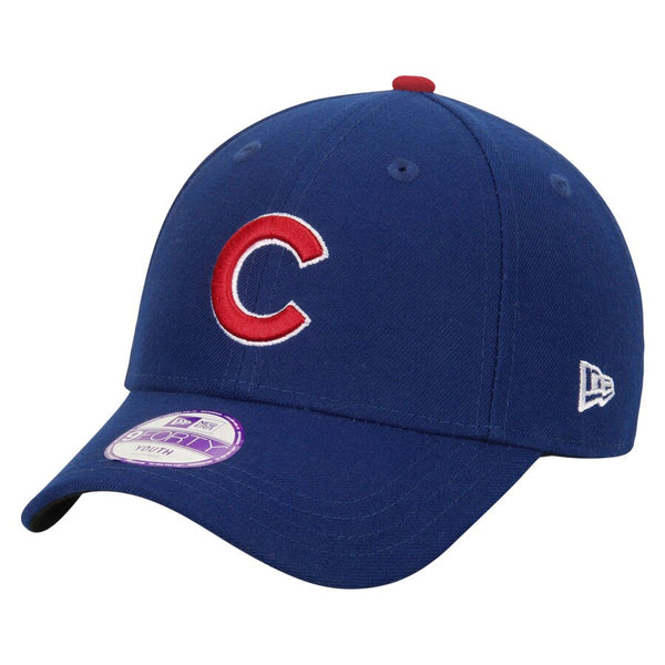 New Era Chicago Cubs MLB The League Youth 9FORTY Velcroback Hat Blue