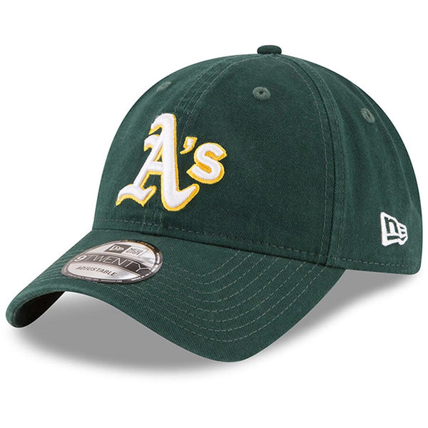 1 New Era Oakland Athletics MLB Core Classic 9TWENTY Adjustable Strapback Hat Green