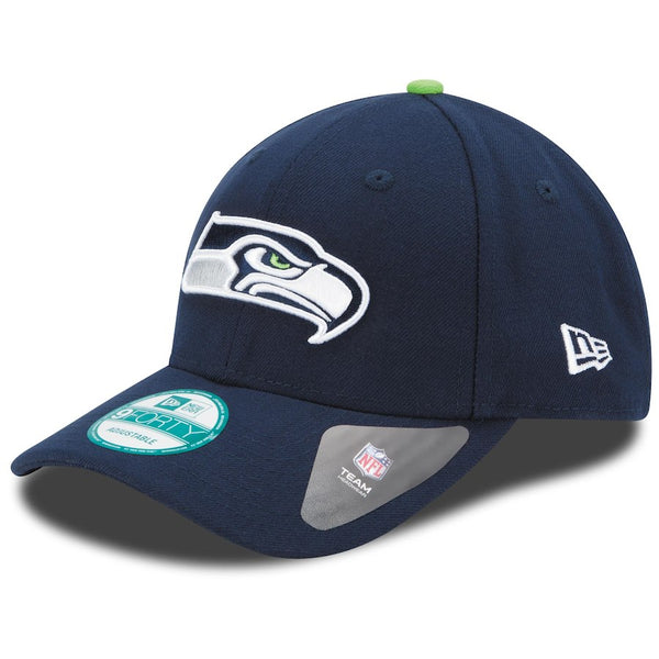 New Era Seattle Seahawks NFL The League 9FORTY Velcroback Hat Navy Blue