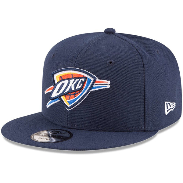New Era Oklahoma City Thunder NBA Basic OTC 9FIFTY Snapback Hat Navy