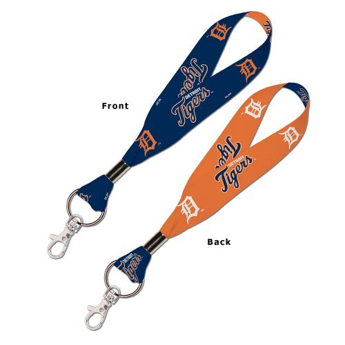 Wincraft Detroit Tigers MLB Authentic Wristlet Keystrap Ring Navy Orange