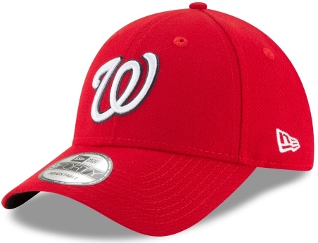 New Era Washington Nationals MLB JR The League YOUTH 9FORTY Velcroback Hat Red