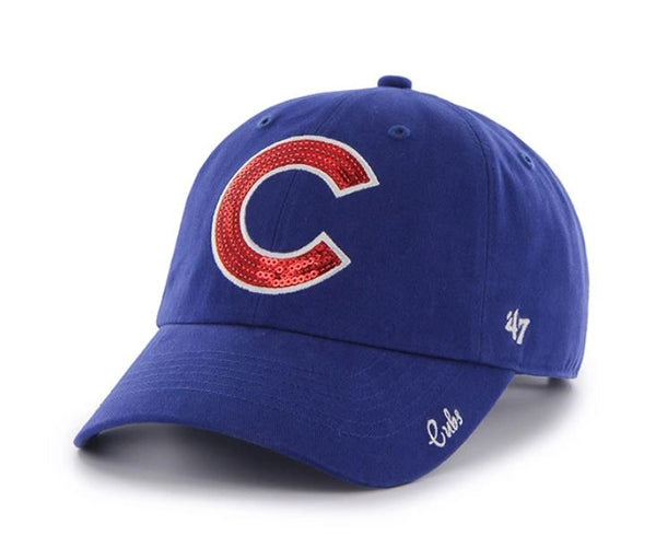 Chicago Cubs Sparkle '47 Clean Up Womens Blue Hat