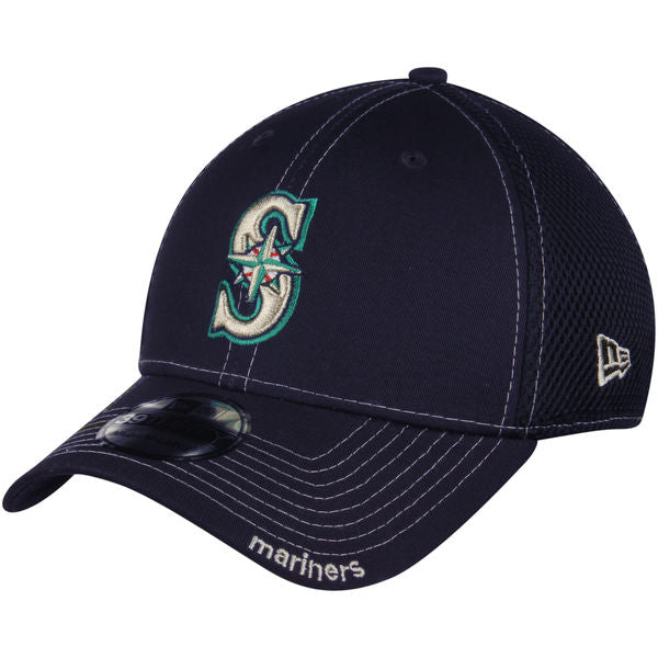 New Era Seattle Mariners MLB Neo 39THIRTY Stretch Fit Hat Navy